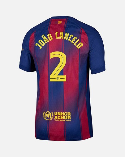 Camiseta 1ª FC Barcelona 2025/2026 Match João Cancelo