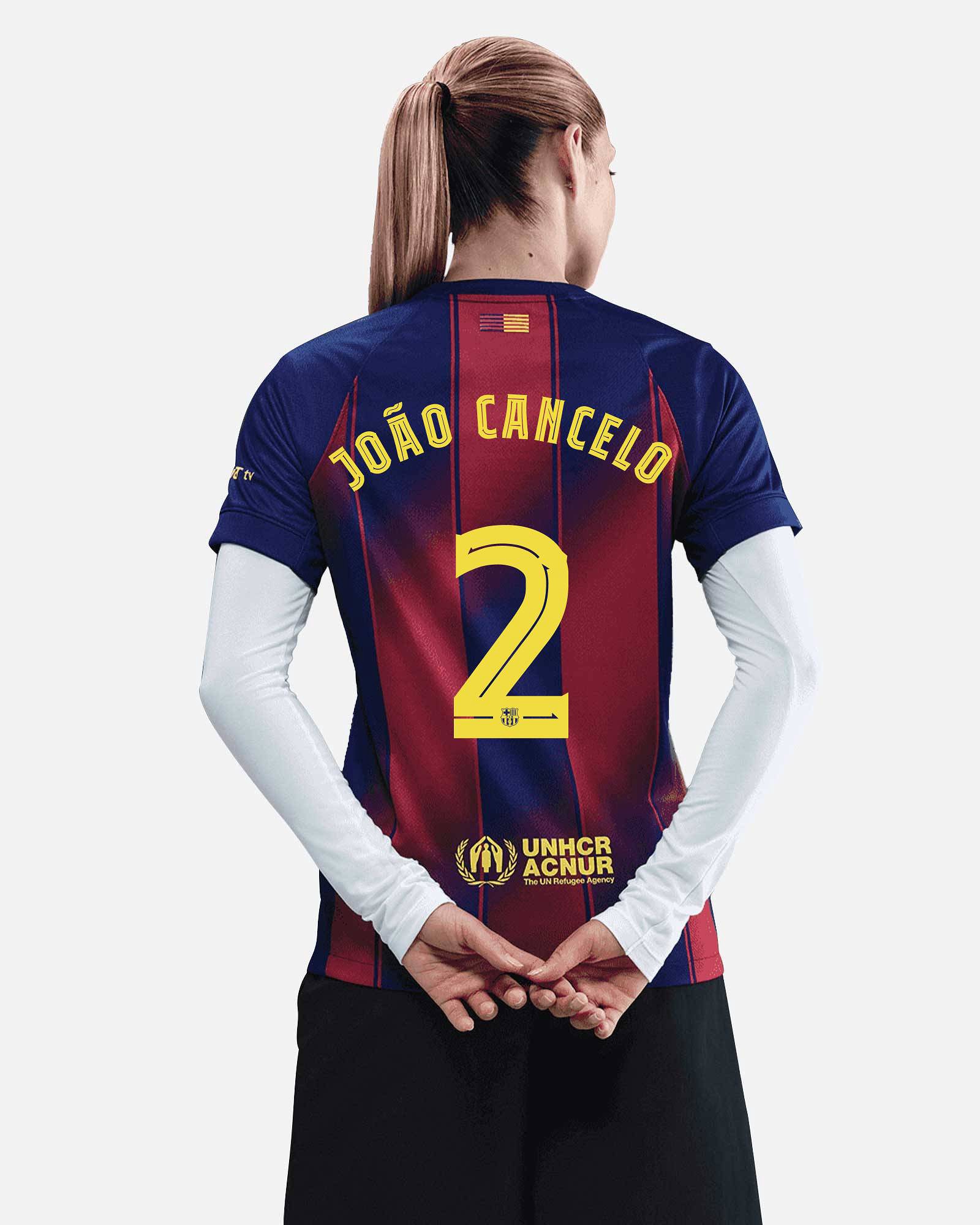 Camiseta 1ª FC Barcelona 2025/2026  João Cancelo - Fútbol Factory