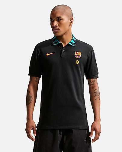 Polo FC Barcelona Escudo Negro