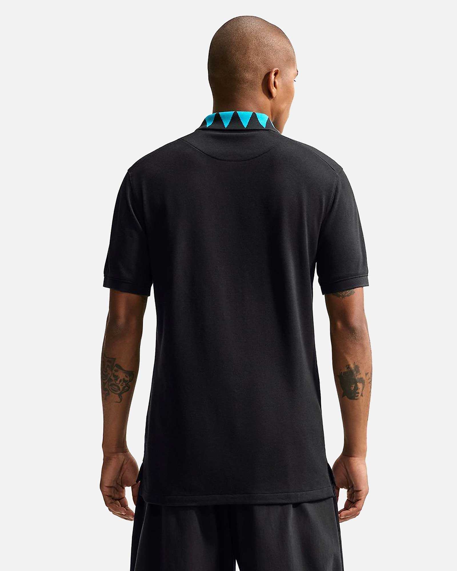 Polo FC Barcelona Escudo Negro - Fútbol Factory