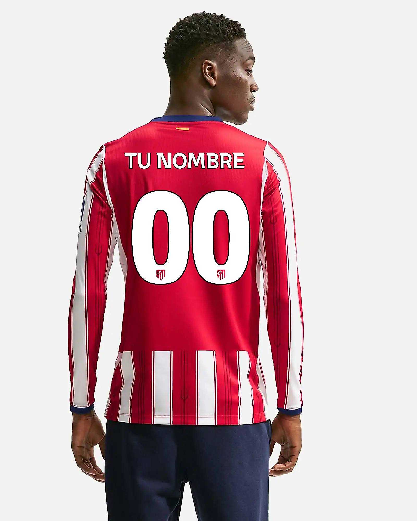 Camiseta de manga larga 1ª Atlético de Madrid 2026/2027 Personalizado Camiseta de manga larga 1ª Atlético de Madrid 2026/2027 Personalizado - Fútbol Factory