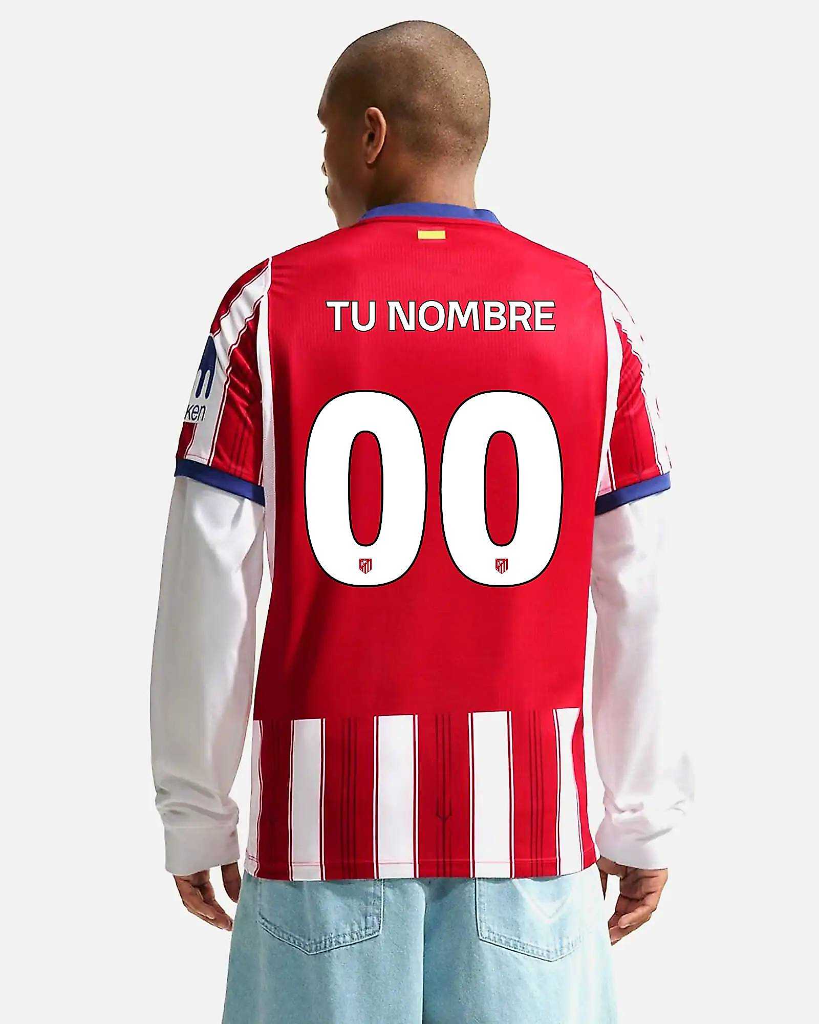 Camiseta 1ª Atlético de Madrid 2026/2027 Personalizado Camiseta 1ª Atlético de Madrid 2026/2027 Personalizado - Fútbol Factory