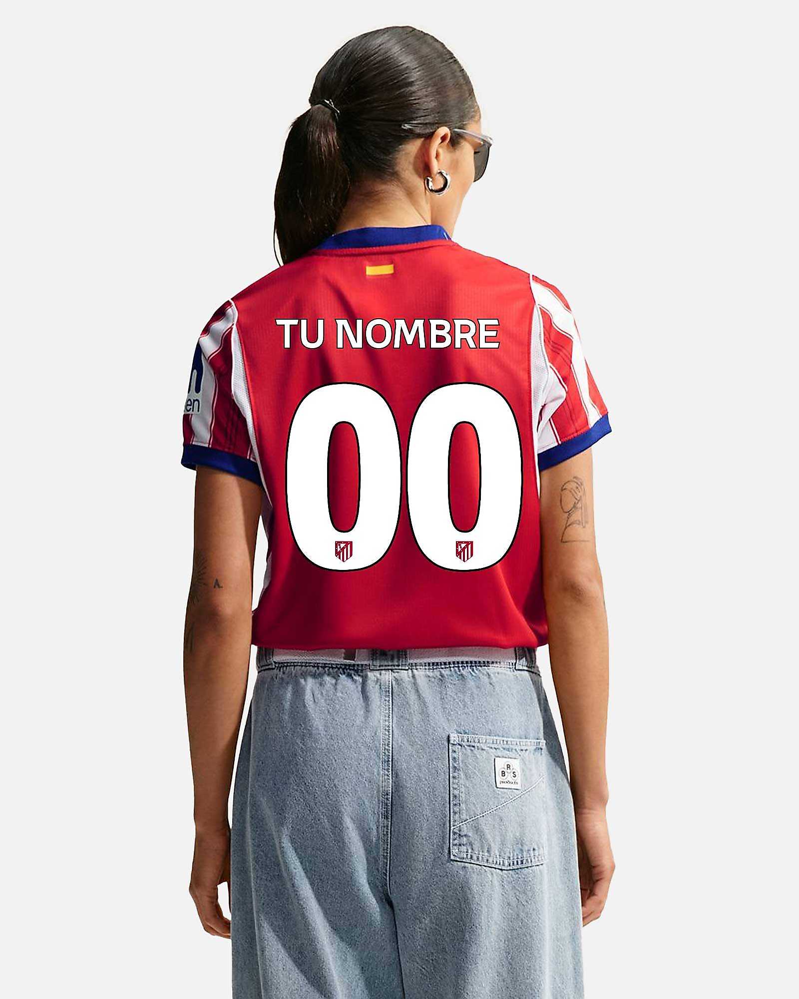 Camiseta 1ª Atlético de Madrid 2026/2027 Personalizado Camiseta 1ª Atlético de Madrid 2026/2027 Personalizado - Fútbol Factory