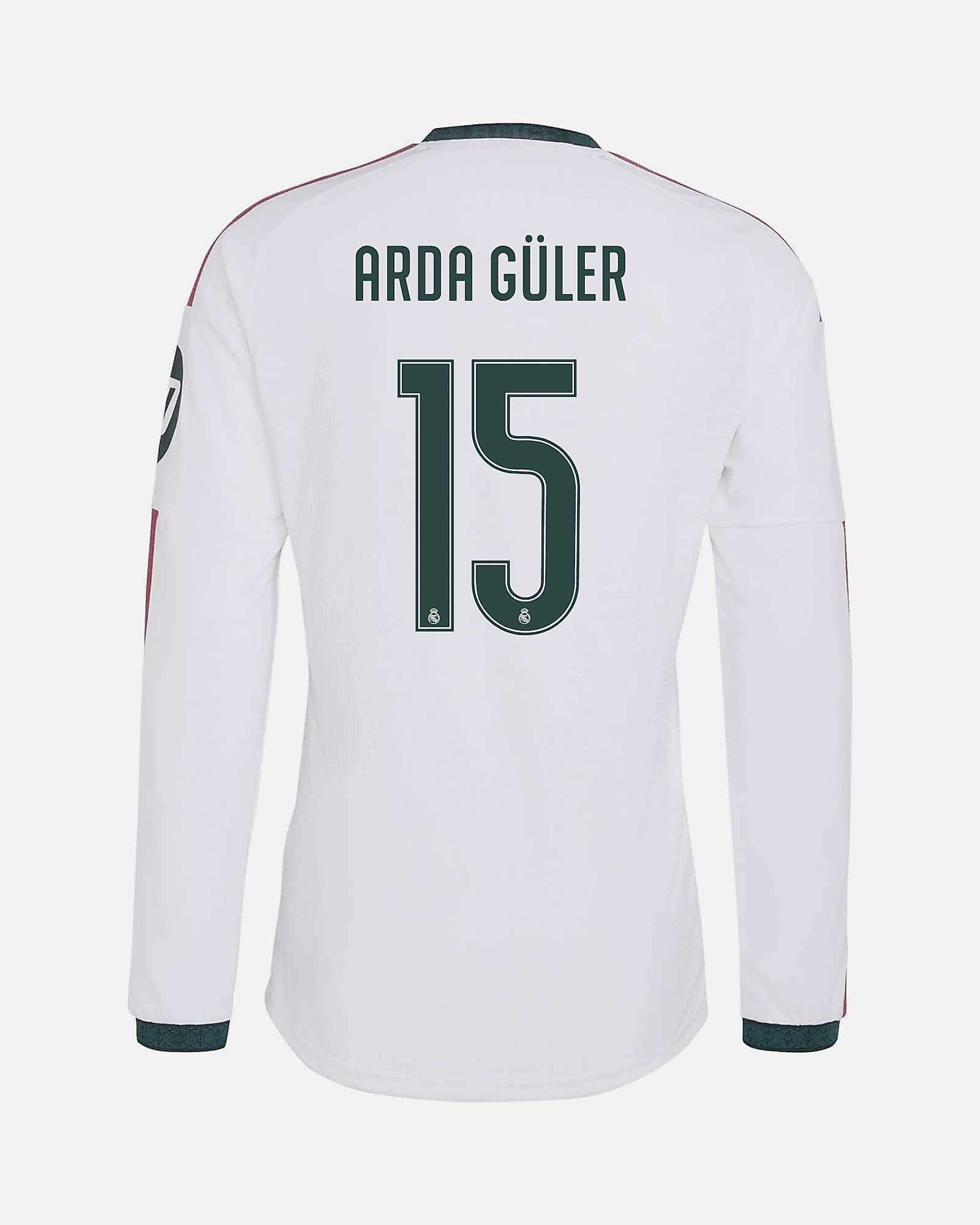Camiseta 1ª Real Madrid 2026/2027 Authentic Arda Güler - Fútbol Factory