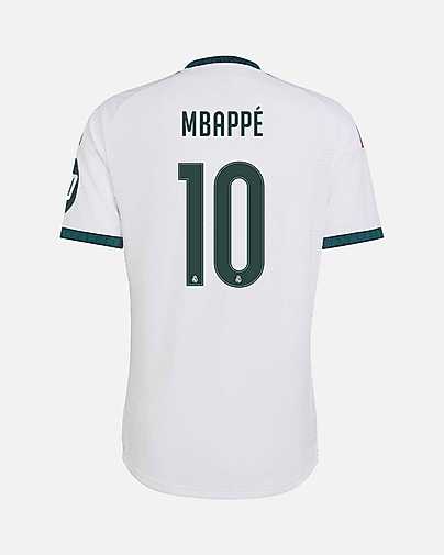 Camiseta 1ª Real Madrid 2026/2027 Authentic Mbappé