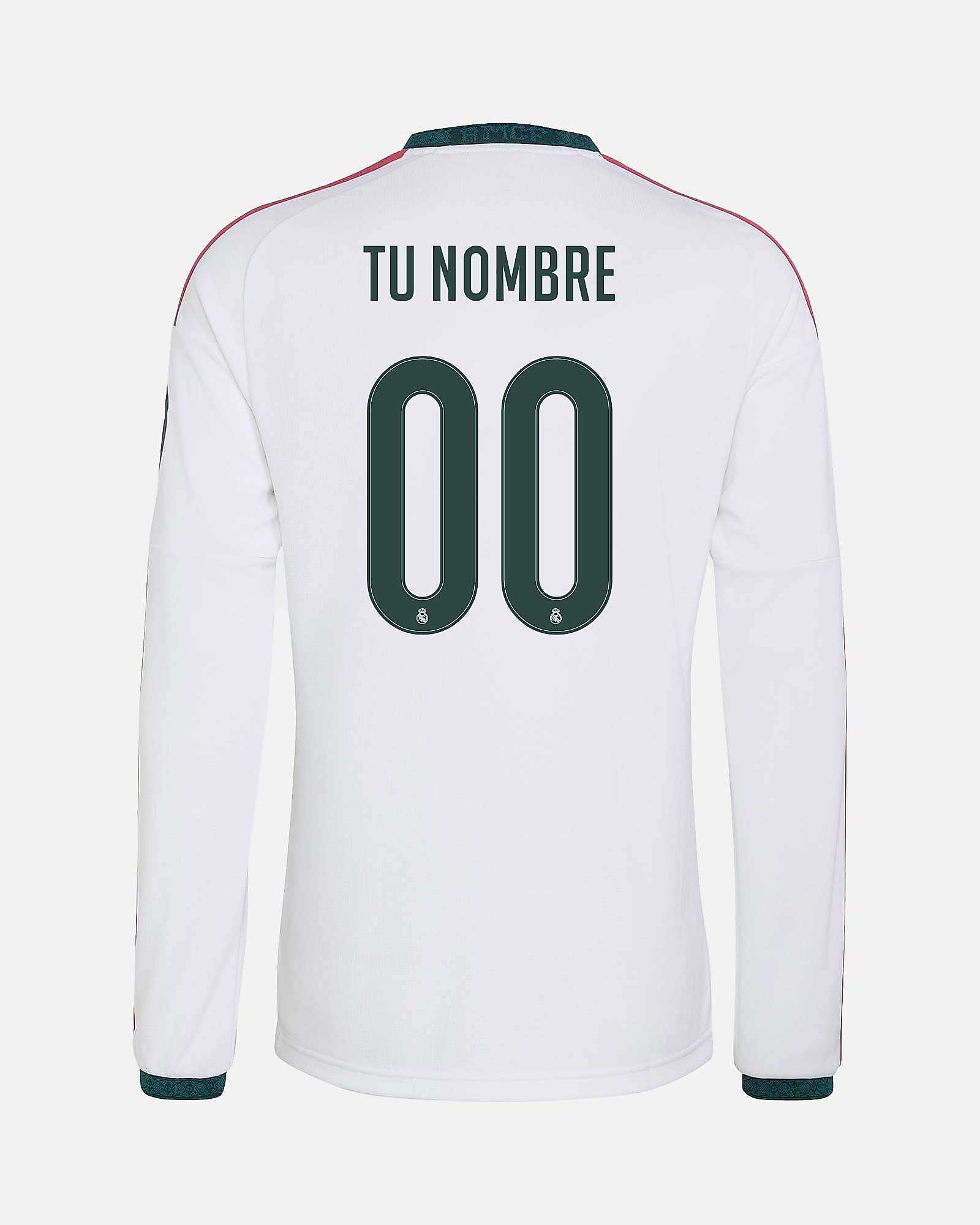 Camiseta de manga larga 1ª Real Madrid 2026/2027 Personalizado Camiseta de manga larga 1ª Real Madrid 2026/2027 Personalizado - Fútbol Factory
