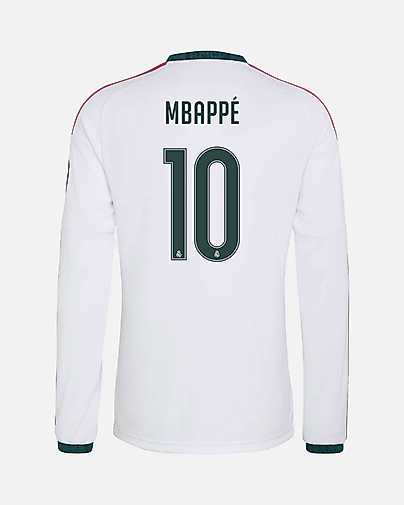Camiseta de manga larga 1ª Real Madrid 2026/2027 Mbappé