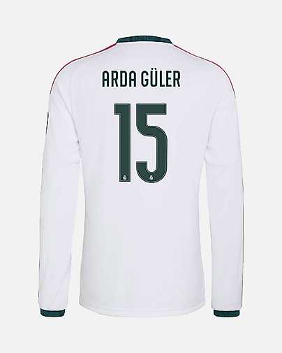 Camiseta de manga larga 1ª Real Madrid 2026/2027 Arda Güler