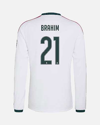 Camiseta de manga larga 1ª Real Madrid 2026/2027 Brahim