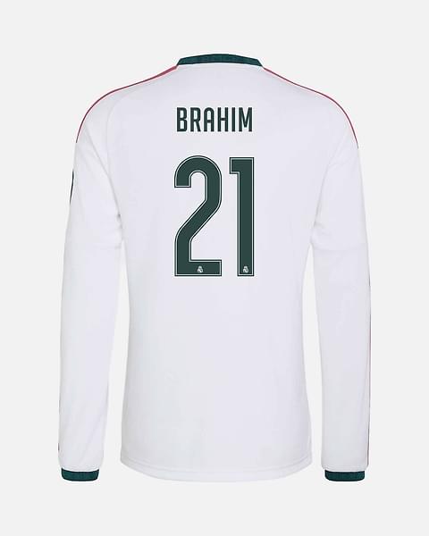Camiseta de manga larga 1ª Real Madrid 2026/2027 Brahim