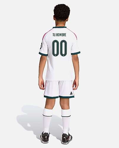 Mini conjunto 1ª Real Madrid 2026/2027 Personalizado