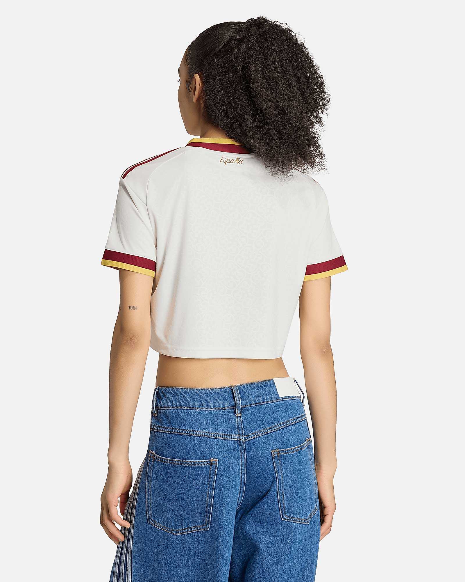Camiseta 2ª España Mundial 2026 Cropped Camiseta 2ª España Mundial 2026 Cropped - Fútbol Factory