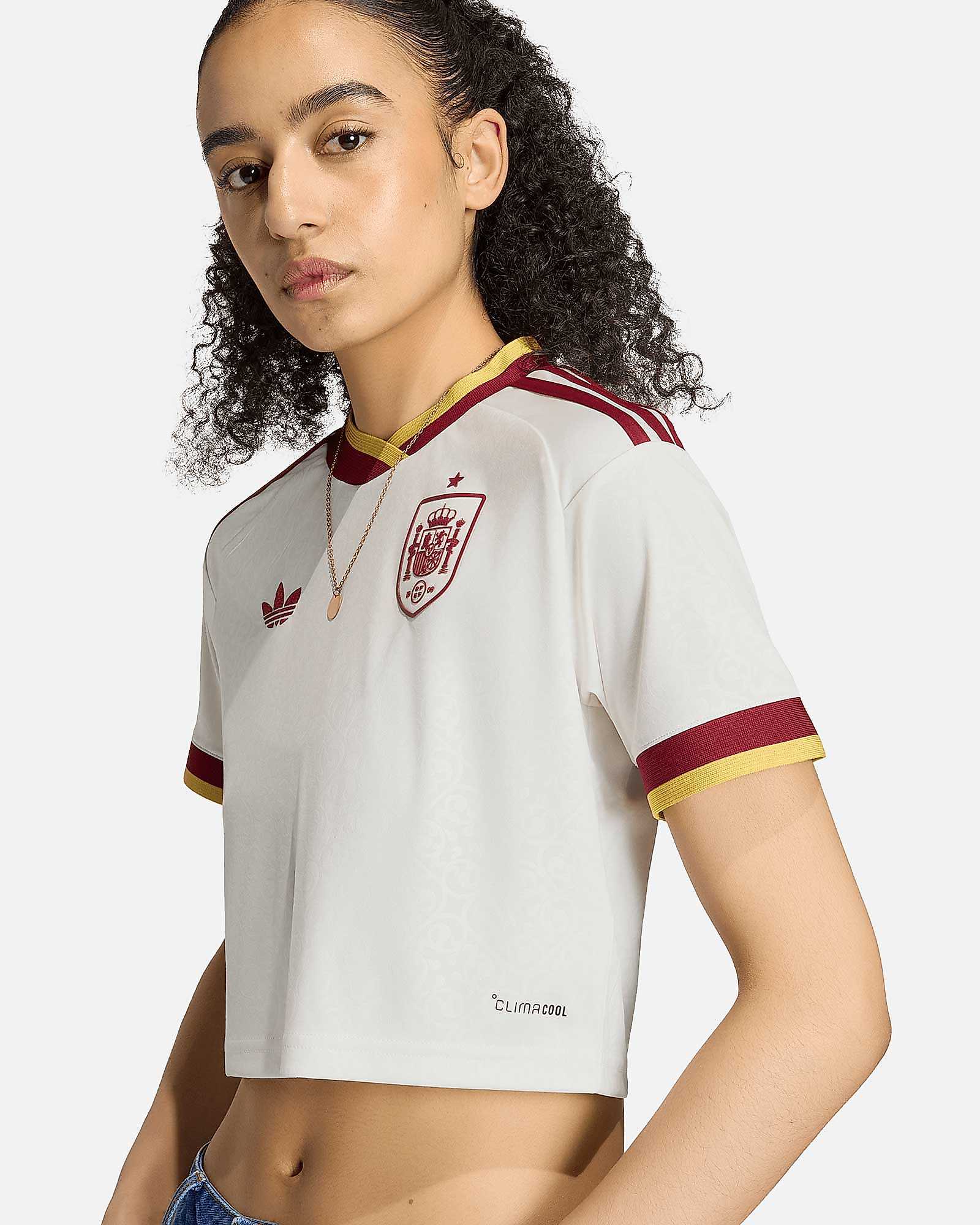 Camiseta 2ª España Mundial 2026 Cropped Camiseta 2ª España Mundial 2026 Cropped - Fútbol Factory