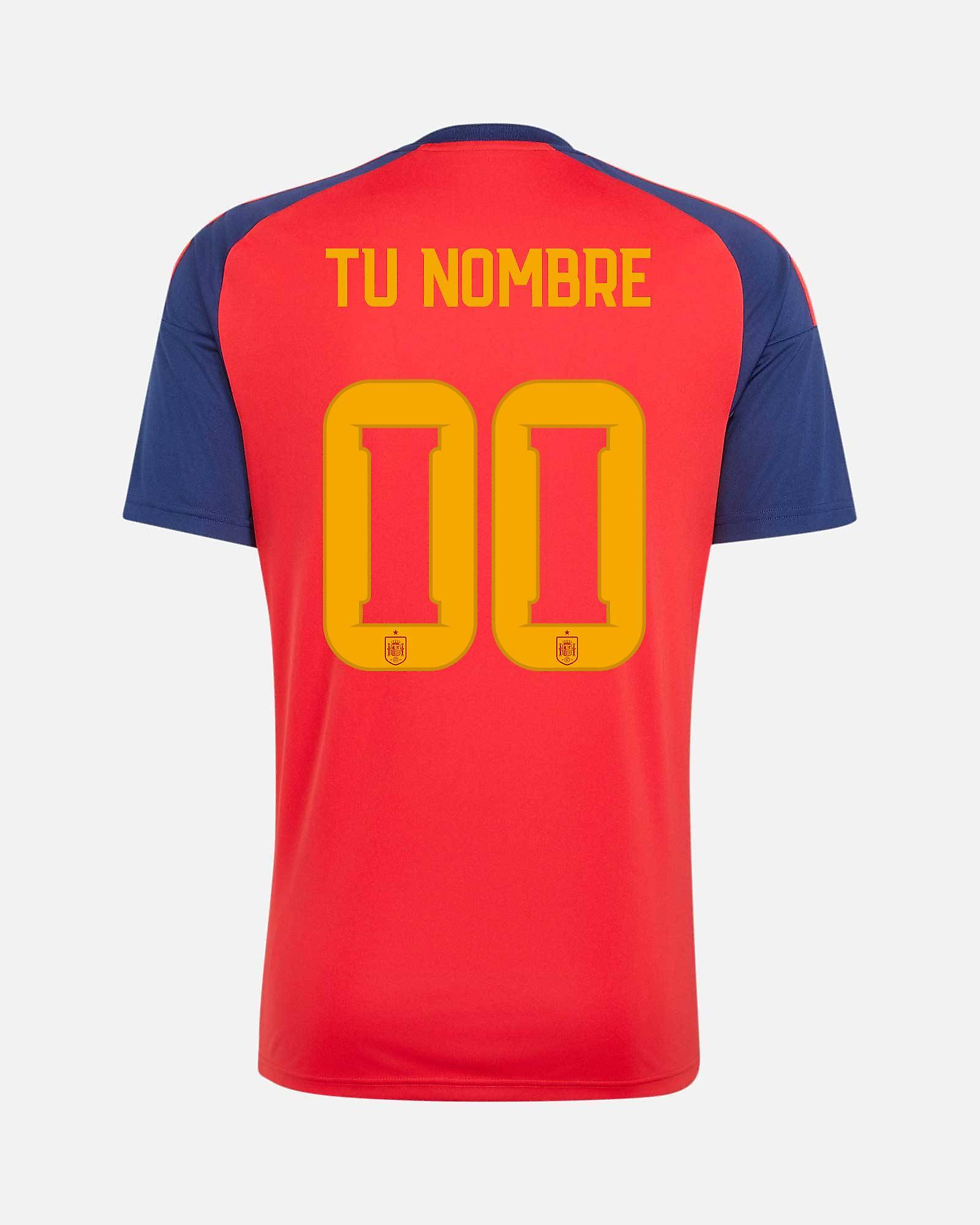 Camiseta 1ª España Mundial 2026 Fan Personalizado Camiseta 1ª España Mundial 2026 Fan Personalizado - Fútbol Factory