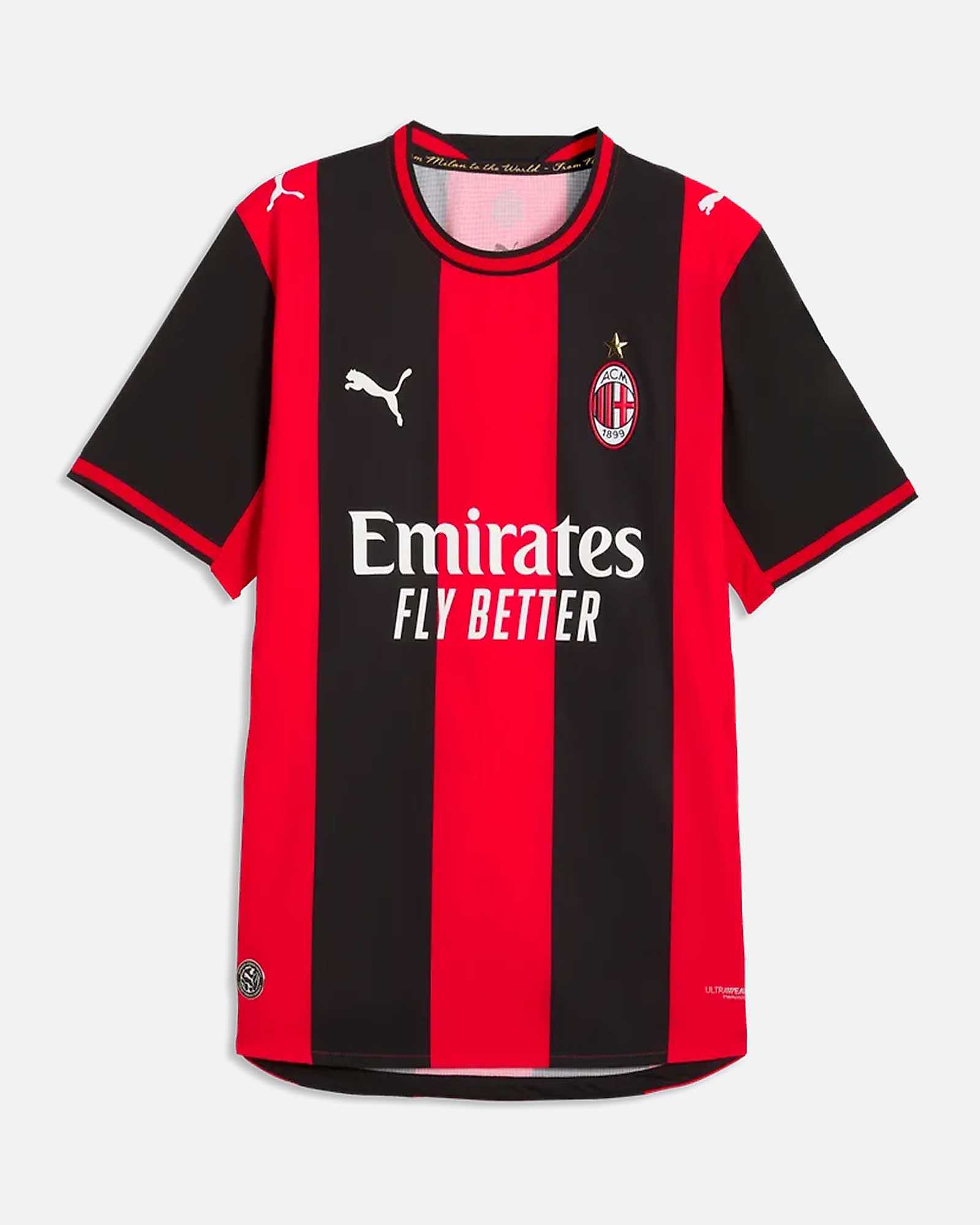 Camiseta 1ª AC Milan 2026/2027 Authentic Camiseta 1ª AC Milan 2026/2027 Authentic - Fútbol Factory