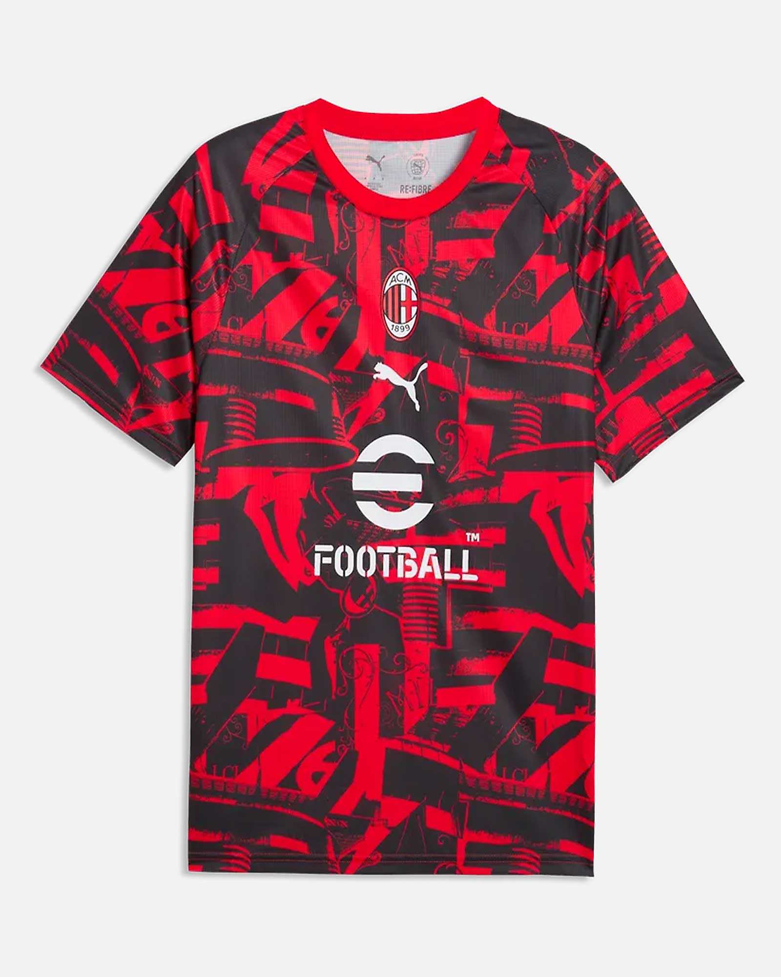 Camiseta de entrenamiento AC Milan 2026/2027 Prematch Camiseta de entrenamiento AC Milan 2026/2027 Prematch - Fútbol Factory