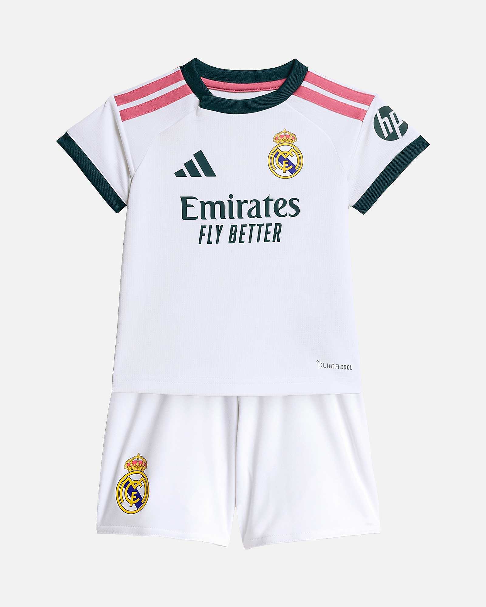 Mini conjunto 1ª Real Madrid 2026/2027 Mini conjunto 1ª Real Madrid 2026/2027 - Fútbol Factory