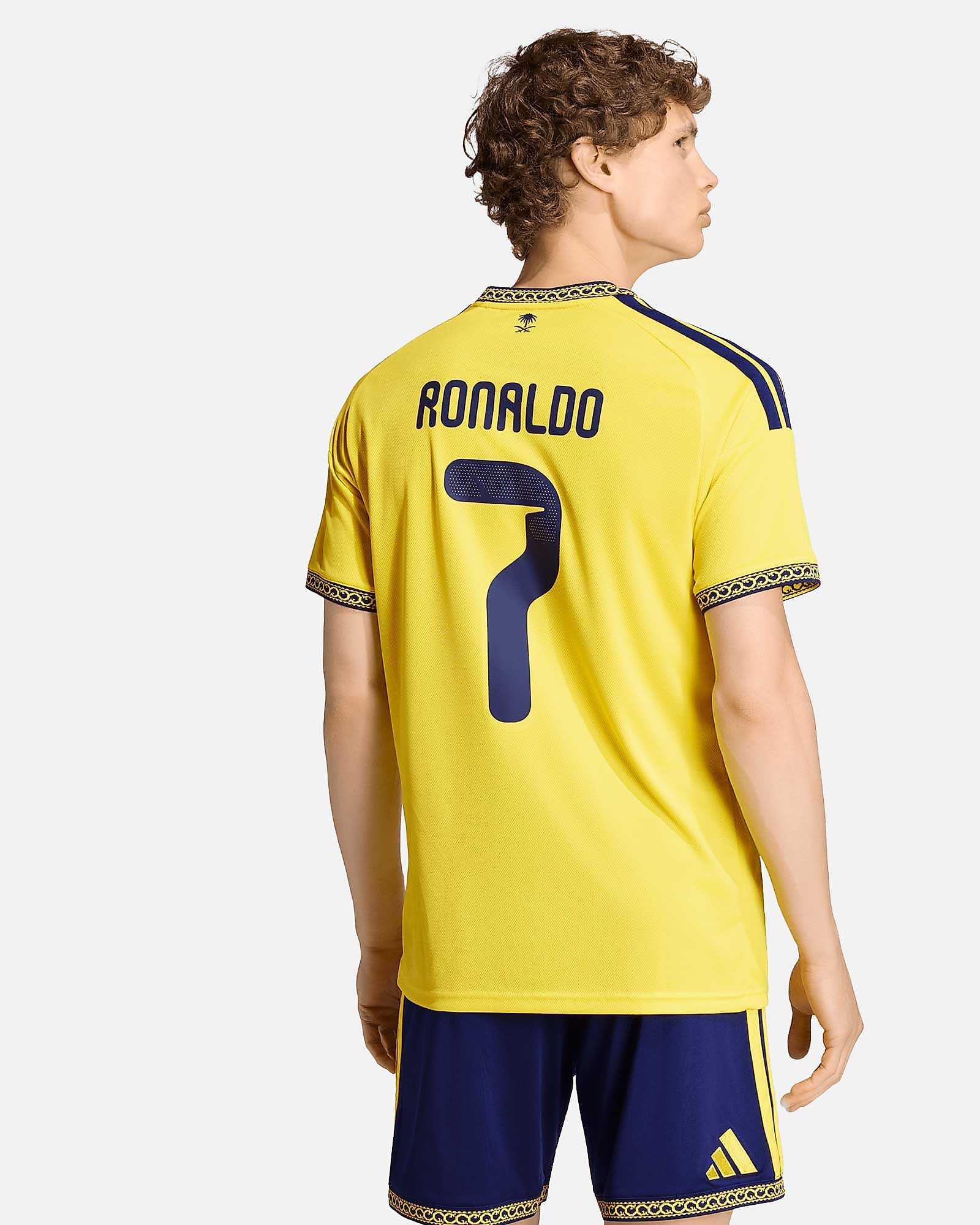 Camiseta 1ª Al Nassr FC 2026/2027 Cristiano Ronaldo Camiseta 1ª Al Nassr FC 2026/2027 Cristiano Ronaldo - Fútbol Factory
