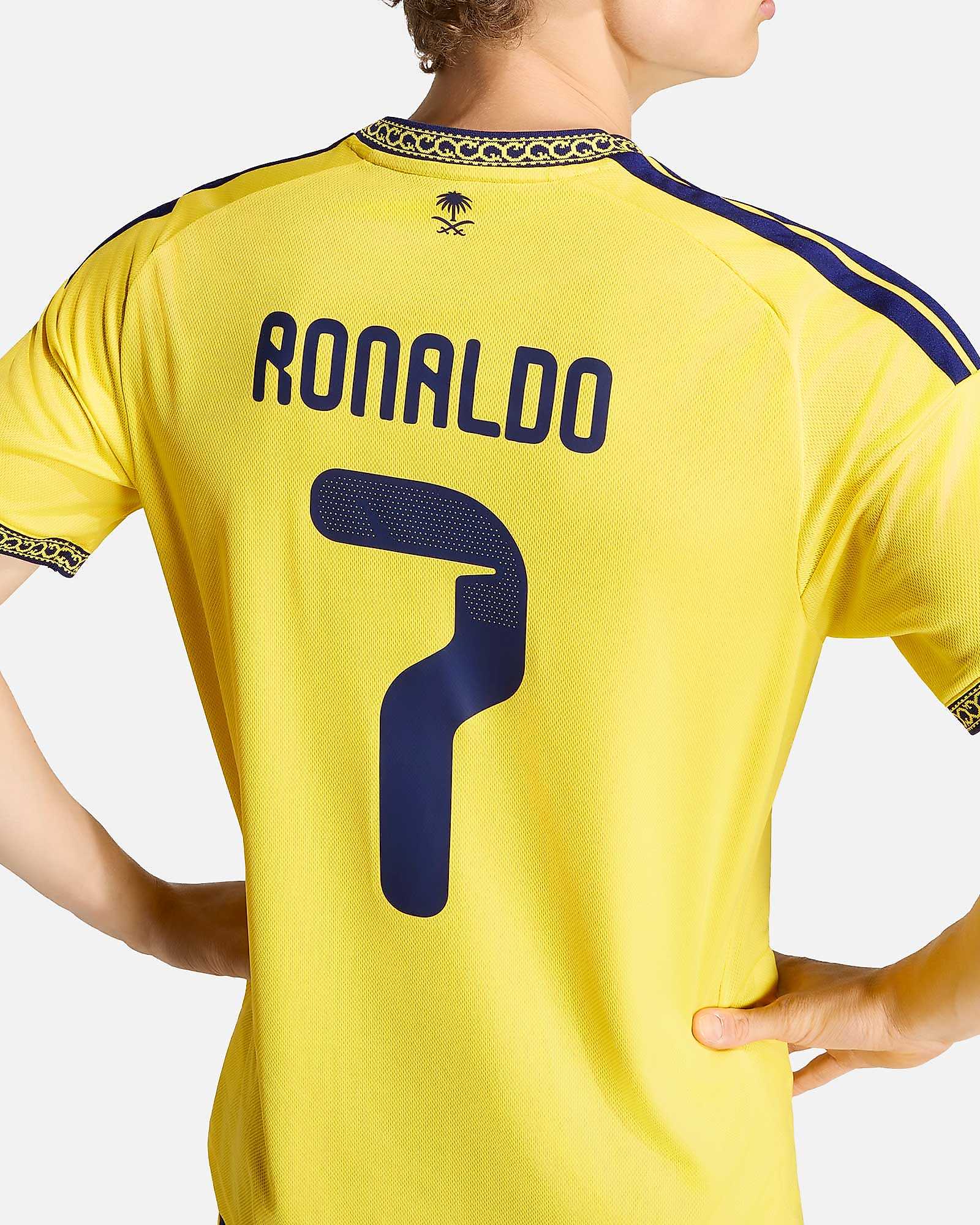 Camiseta 1ª Al Nassr FC 2026/2027 Cristiano Ronaldo Camiseta 1ª Al Nassr FC 2026/2027 Cristiano Ronaldo - Fútbol Factory