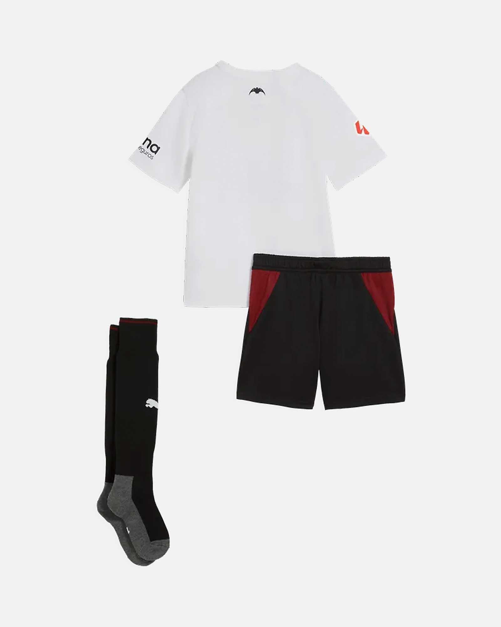 Conjunto 1ª Valencia CF 2026/2027 - Fútbol Factory