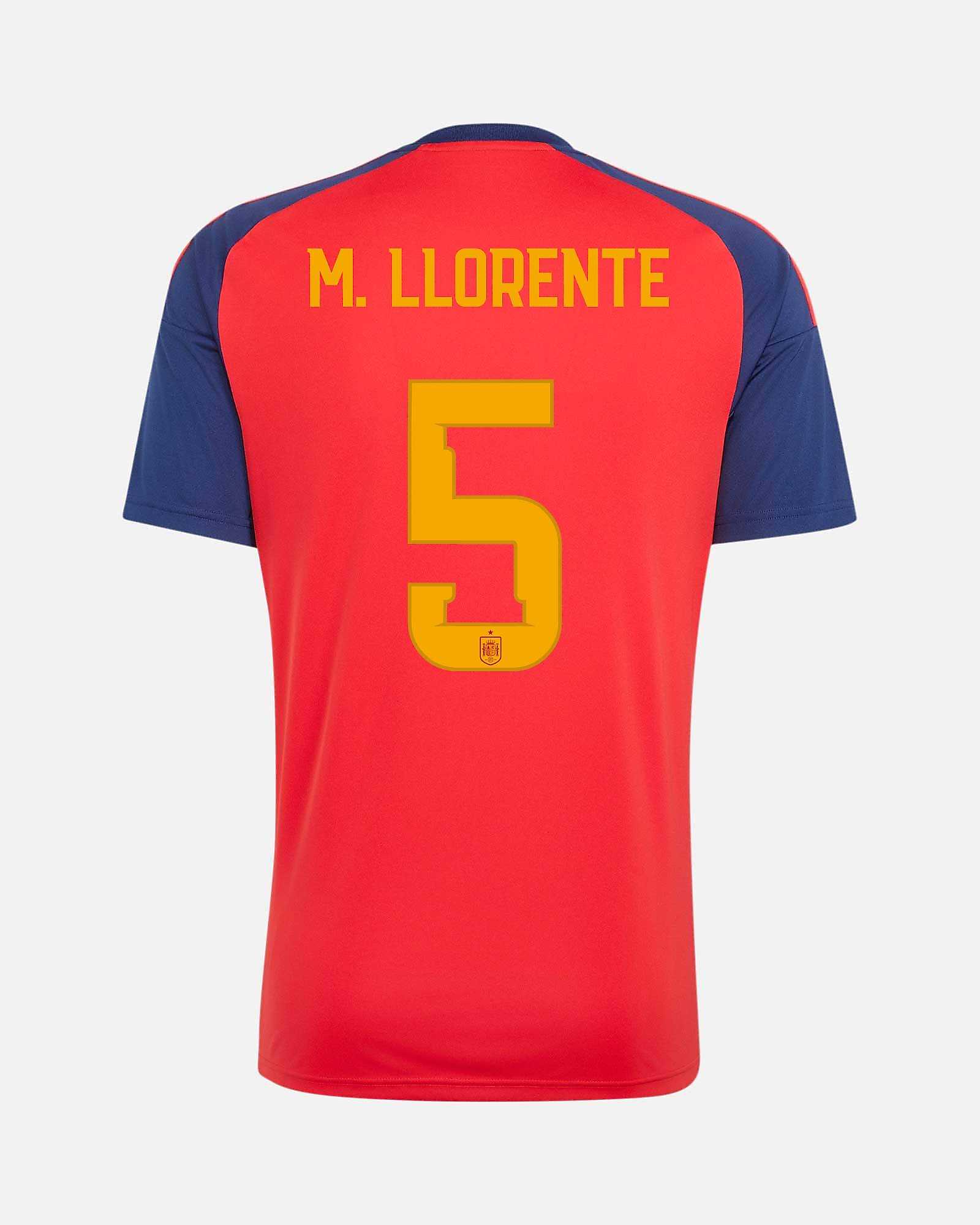 Camiseta 1ª España Mundial 2026 M. Llorente - Fútbol Factory