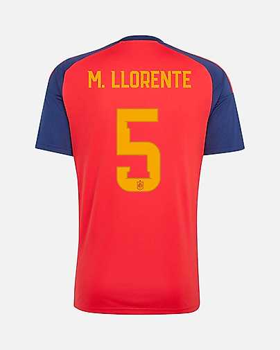 Camiseta 1ª España Mundial 2026 M. Llorente