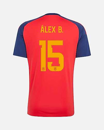 Camiseta 1ª España Mundial 2026 Álex B.