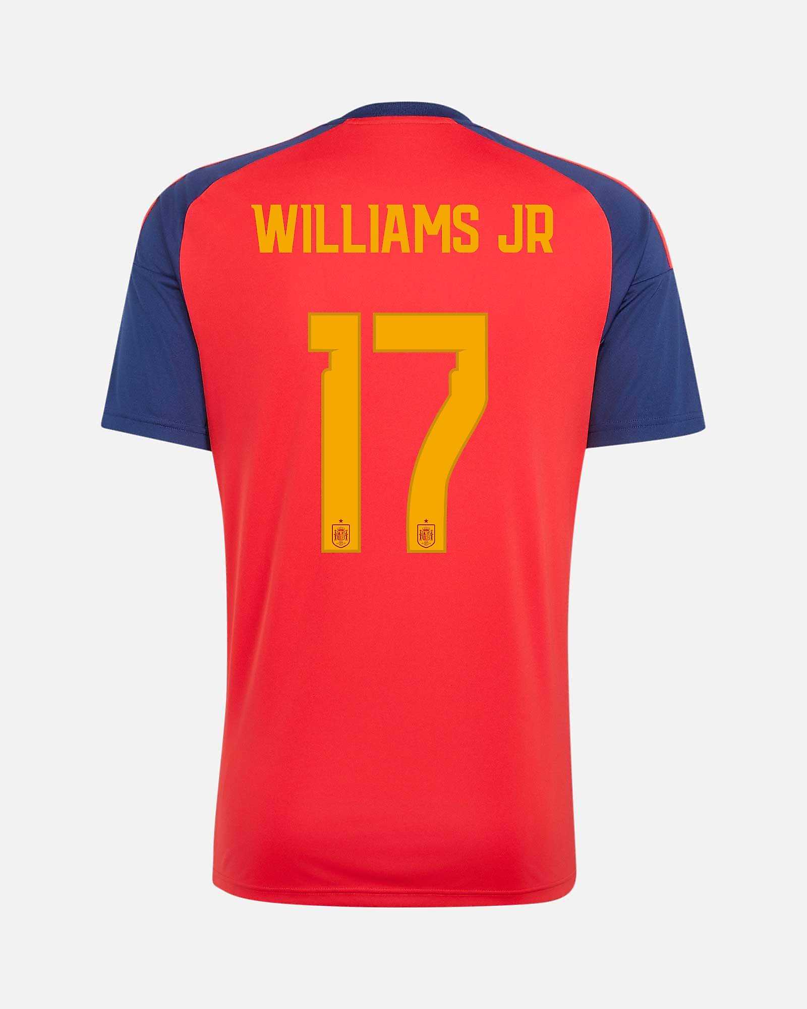 Camiseta 1ª España Mundial 2026 Williams JR - Fútbol Factory