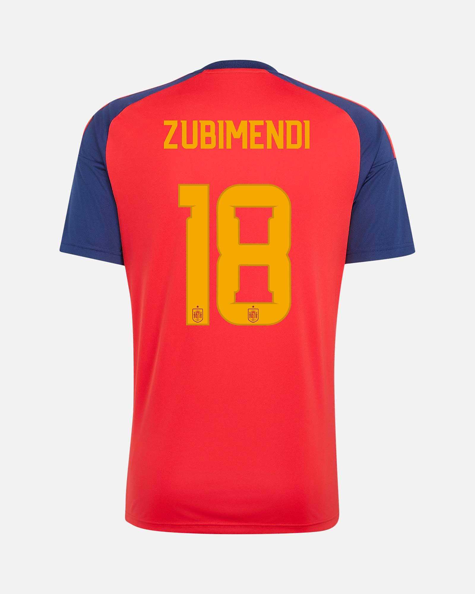 Camiseta 1ª España Mundial 2026 Zubimendi - Fútbol Factory