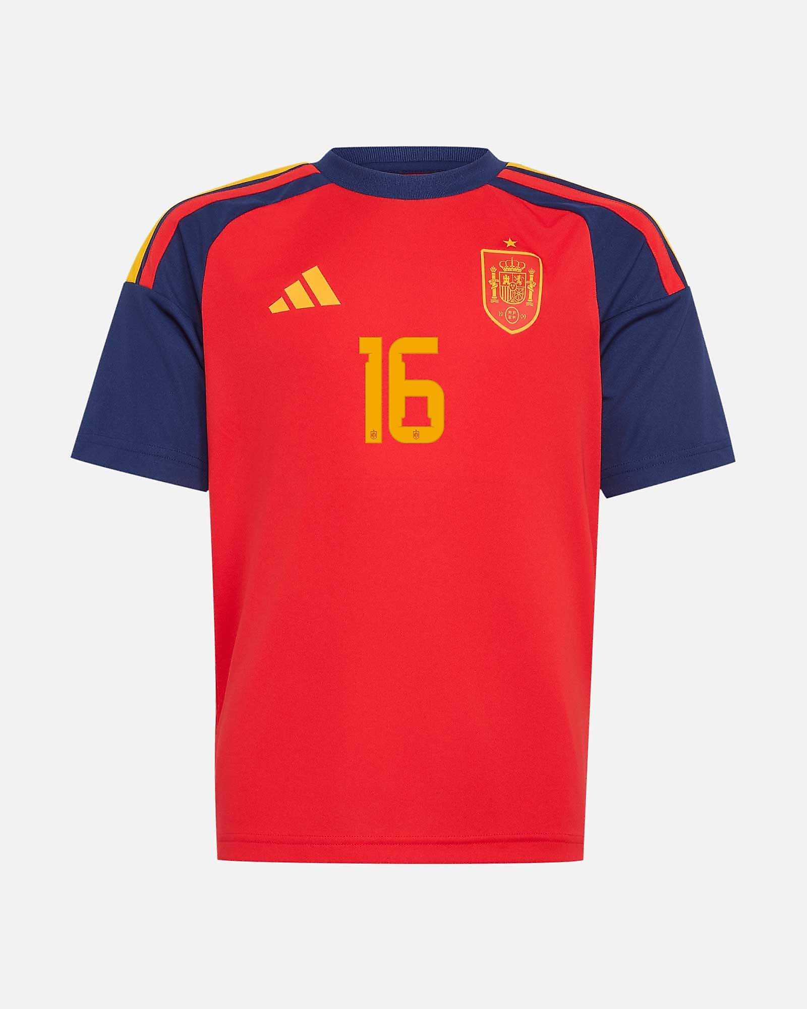 Camiseta 1ª España Mundial 2026 Rodrigo - Fútbol Factory
