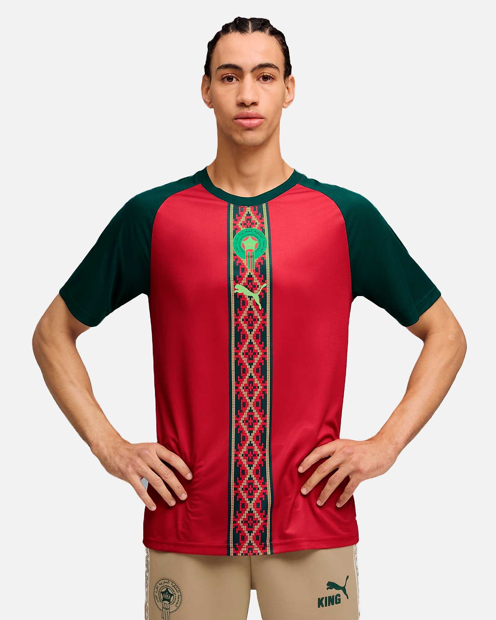 Camisola Marrocos Mundial 2026 Prematch - Fútbol Factory