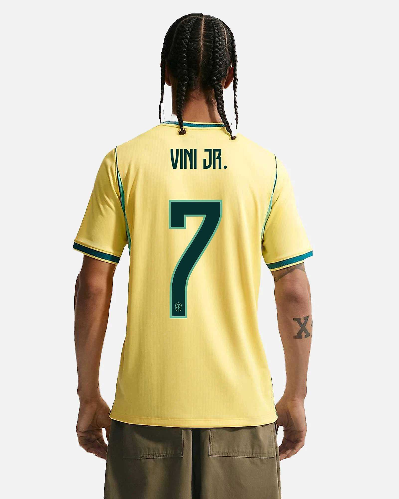 Camiseta 1ª Brasil Mundial 2026 Vini JR Camiseta 1ª Brasil Mundial 2026 Vini JR - Fútbol Factory