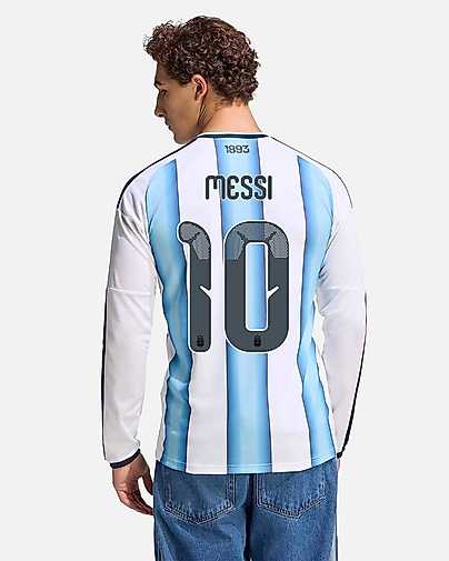 Camiseta manga larga 1ª Argentina Mundial 2026 Messi