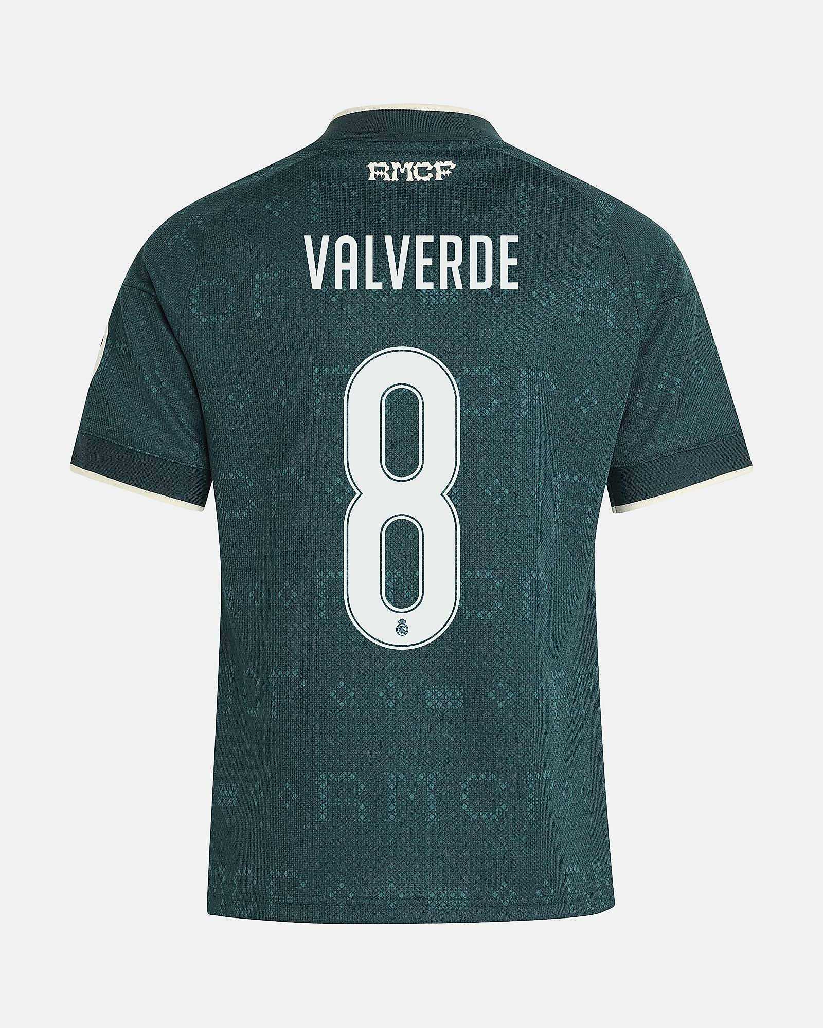 Camiseta 2ª Real Madrid 2026/2027 Valverde - Fútbol Factory