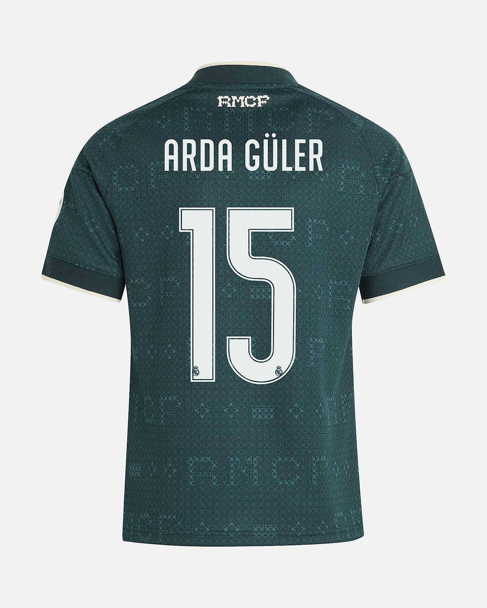 Camiseta 2ª Real Madrid 2026/2027 Arda Güler - Fútbol Factory
