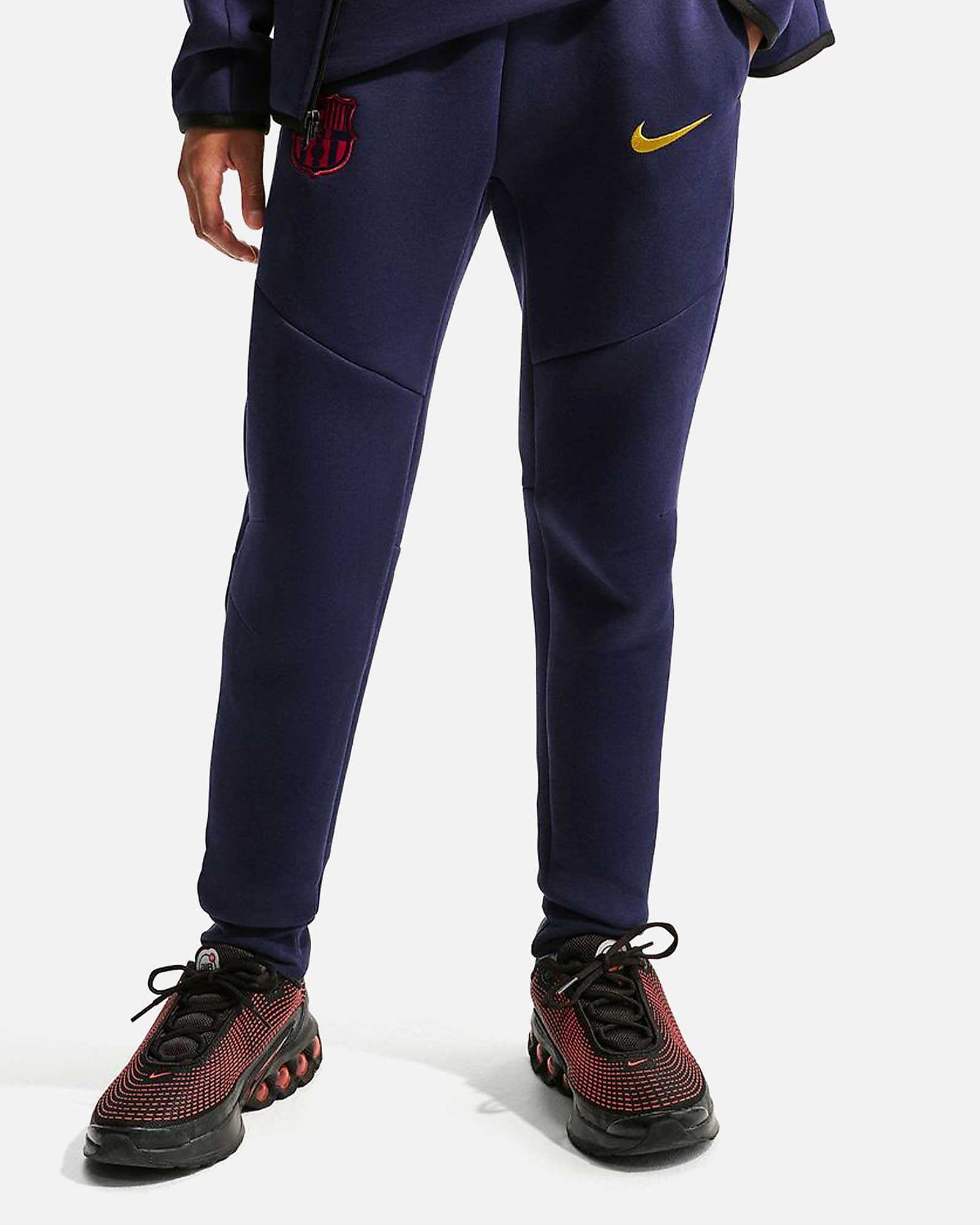 Calças FC Barcelona 2026/2027 Tech Fleece Calças FC Barcelona 2026/2027 Tech Fleece - Fútbol Factory