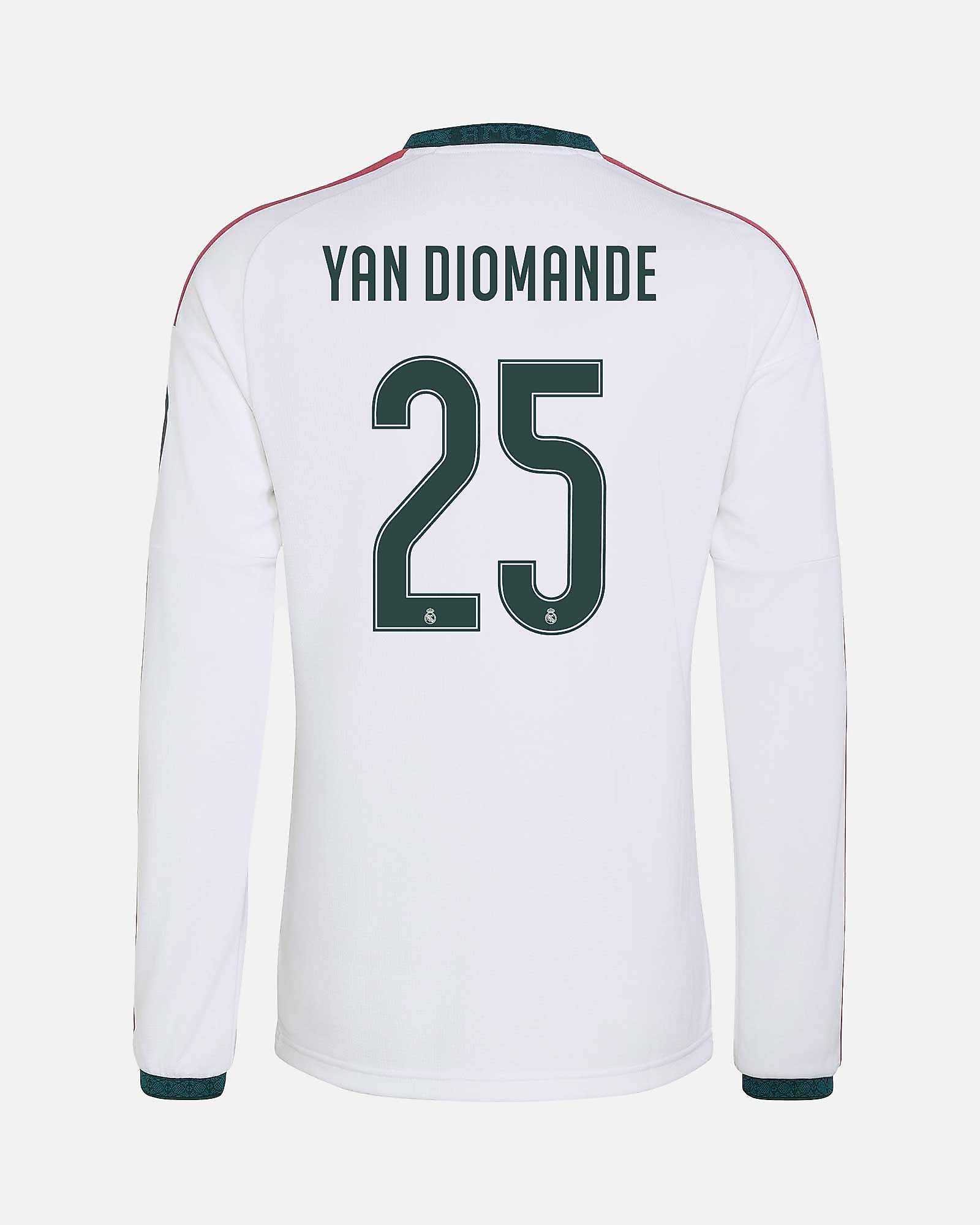 Camiseta de manga larga 1ª Real Madrid 2026/2027 Yan Diomande - Fútbol Factory
