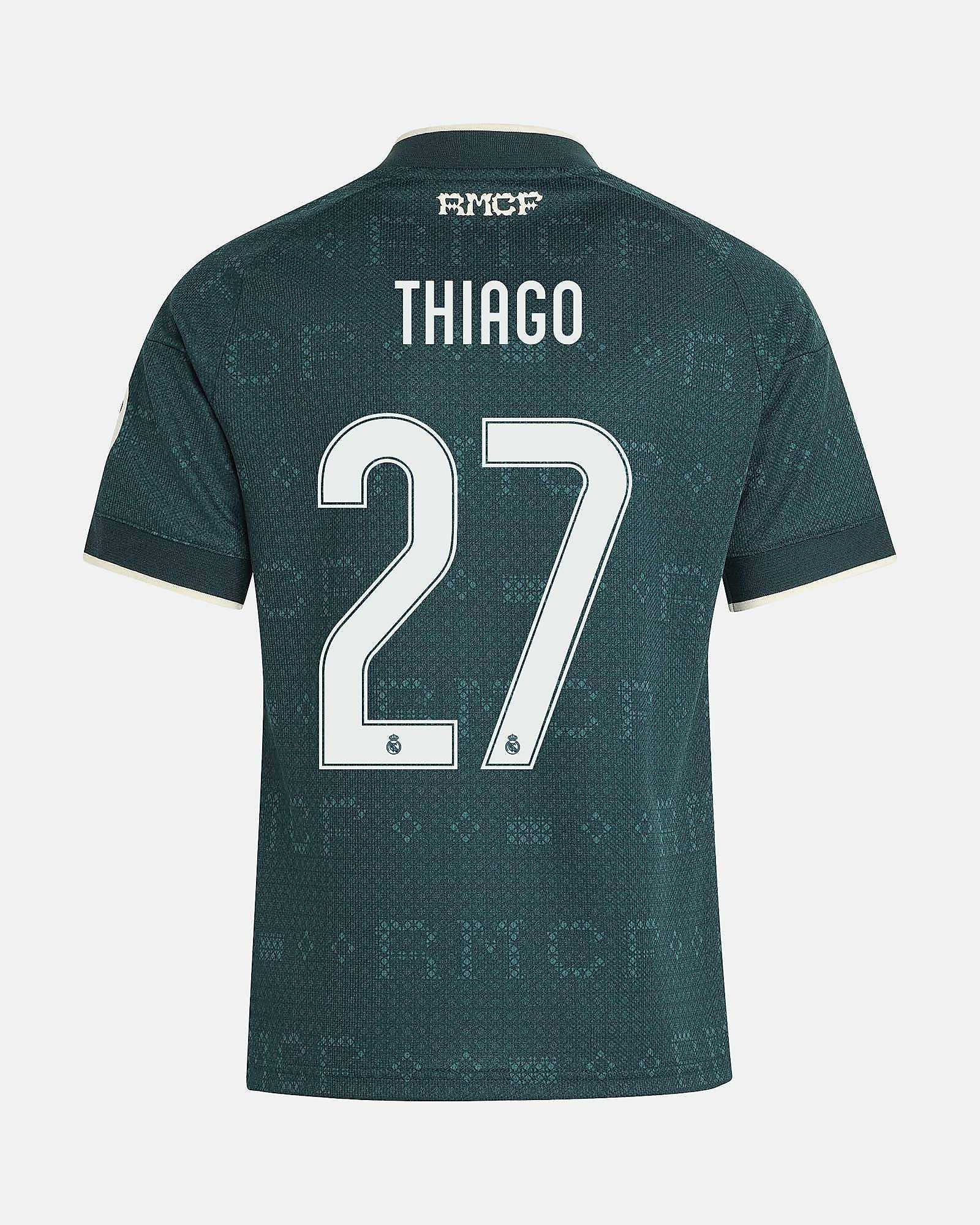 Camiseta 2ª Real Madrid 2026/2027 Thiago Camiseta 2ª Real Madrid 2026/2027 Thiago - Fútbol Factory