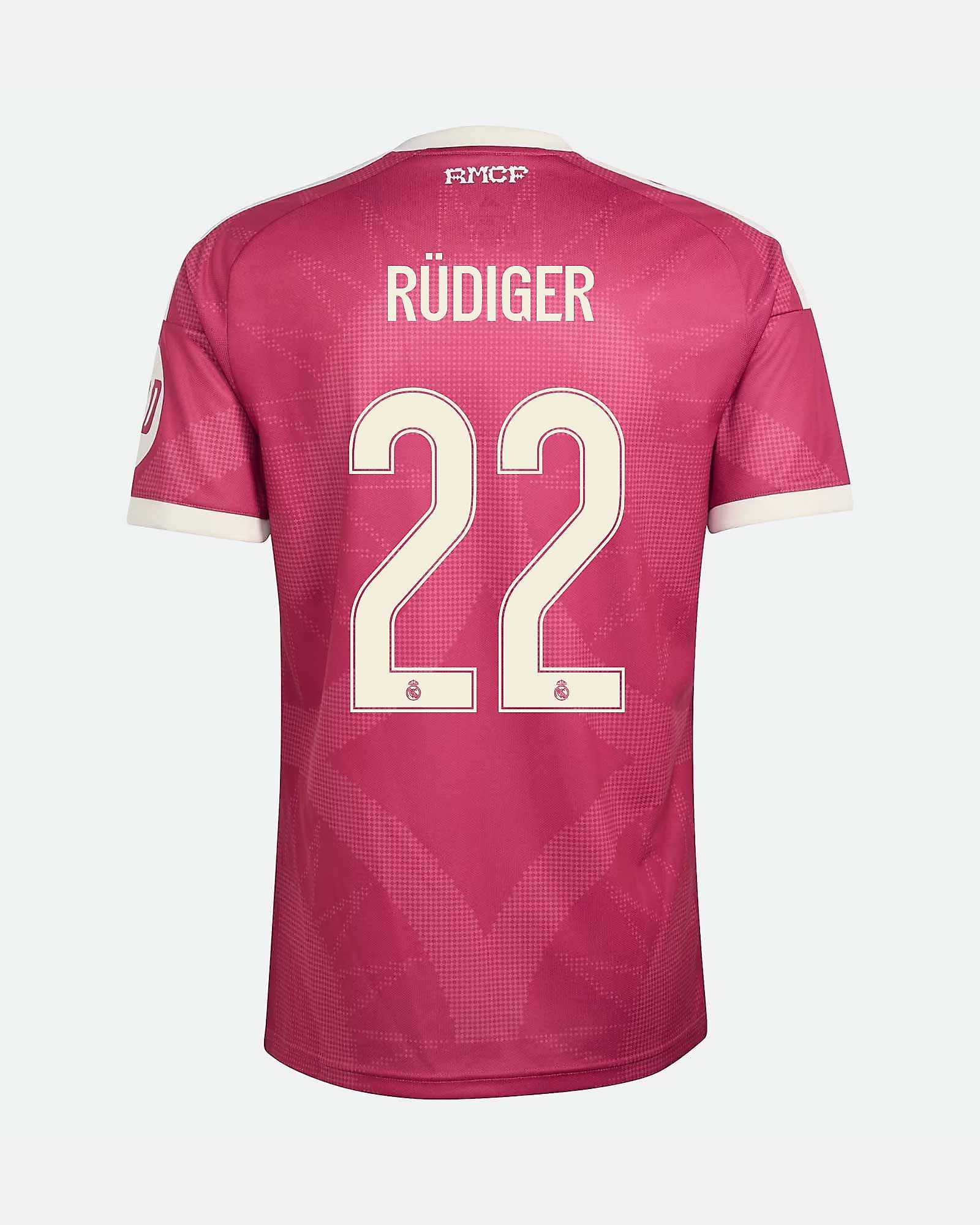 Camiseta 3ª Real Madrid 2026/2027 Rüdiger Camiseta 3ª Real Madrid 2026/2027 Rüdiger - Fútbol Factory