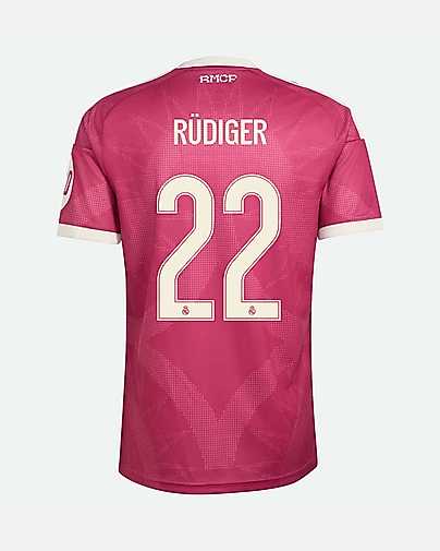 Camiseta 3ª Real Madrid 2026/2027 Rüdiger