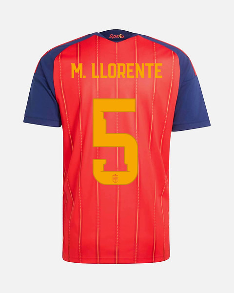 Camiseta 1ª España Mundial 2026 2ª Estrella M. Llorente