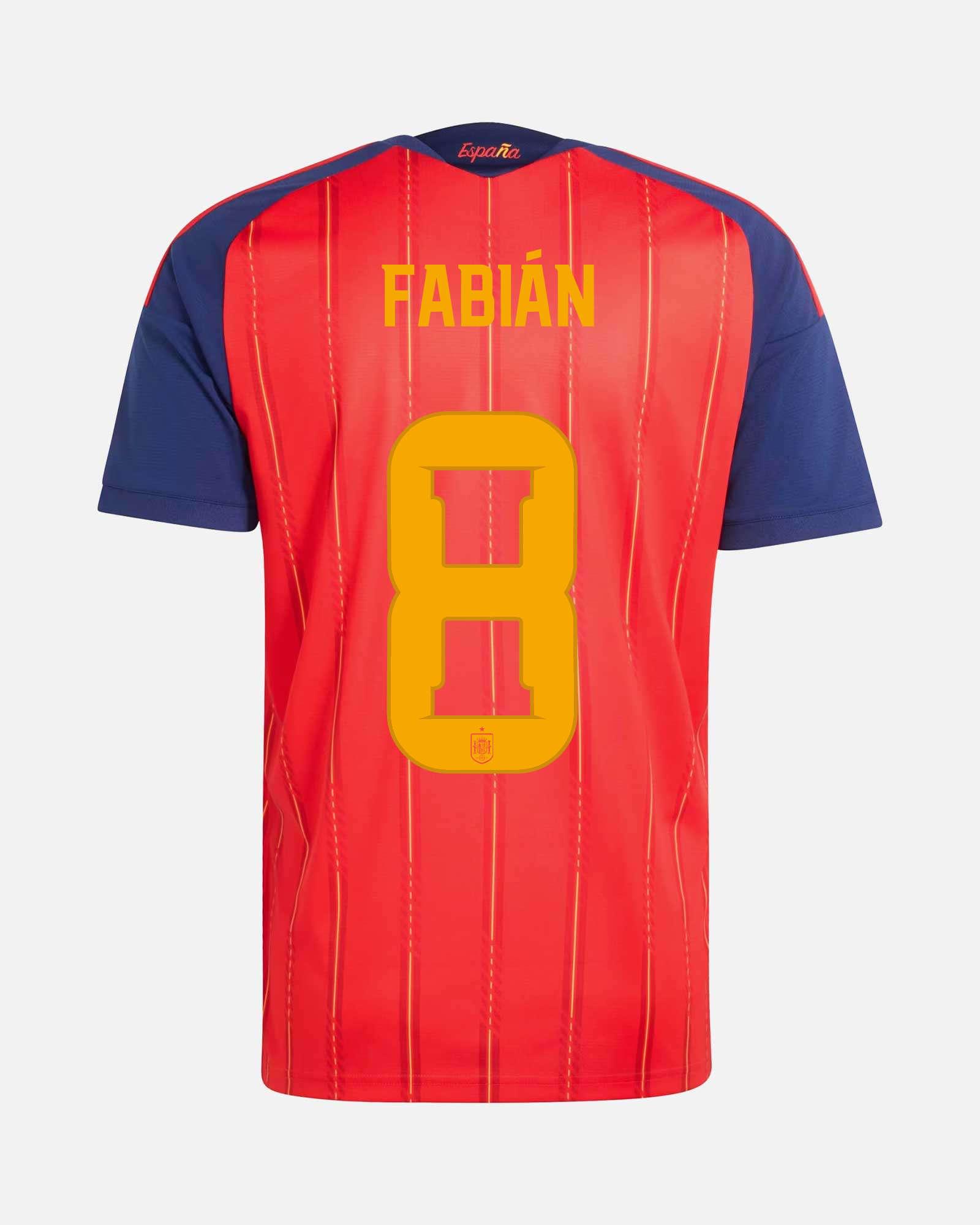 Camiseta 1ª España Mundial 2026 2ª Estrella Fabián Camiseta 1ª España Mundial 2026 2ª Estrella Fabián - Fútbol Factory