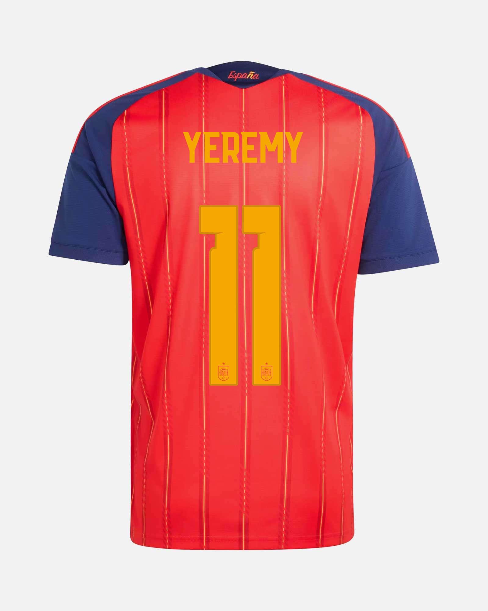 Camiseta 1ª España Mundial 2026 2ª Estrella Yeremy Camiseta 1ª España Mundial 2026 2ª Estrella Yeremy - Fútbol Factory