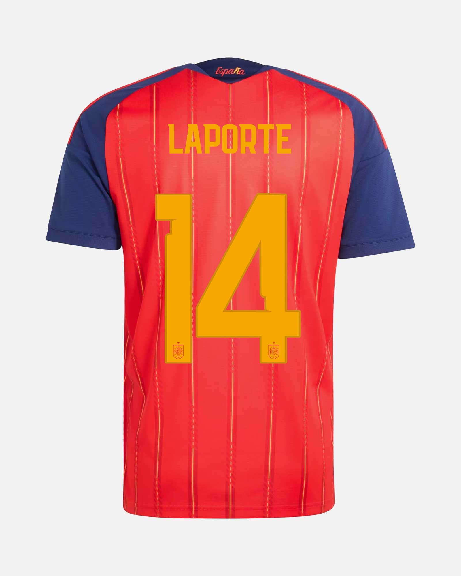 Camiseta 1ª España Mundial 2026 2ª Estrella Laporte Camiseta 1ª España Mundial 2026 2ª Estrella Laporte - Fútbol Factory
