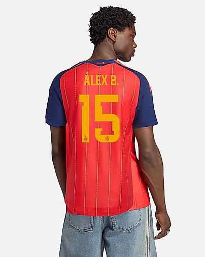 Camisola 1.ª Espanha Mundial 2026 2.ª Estrela Álex B.