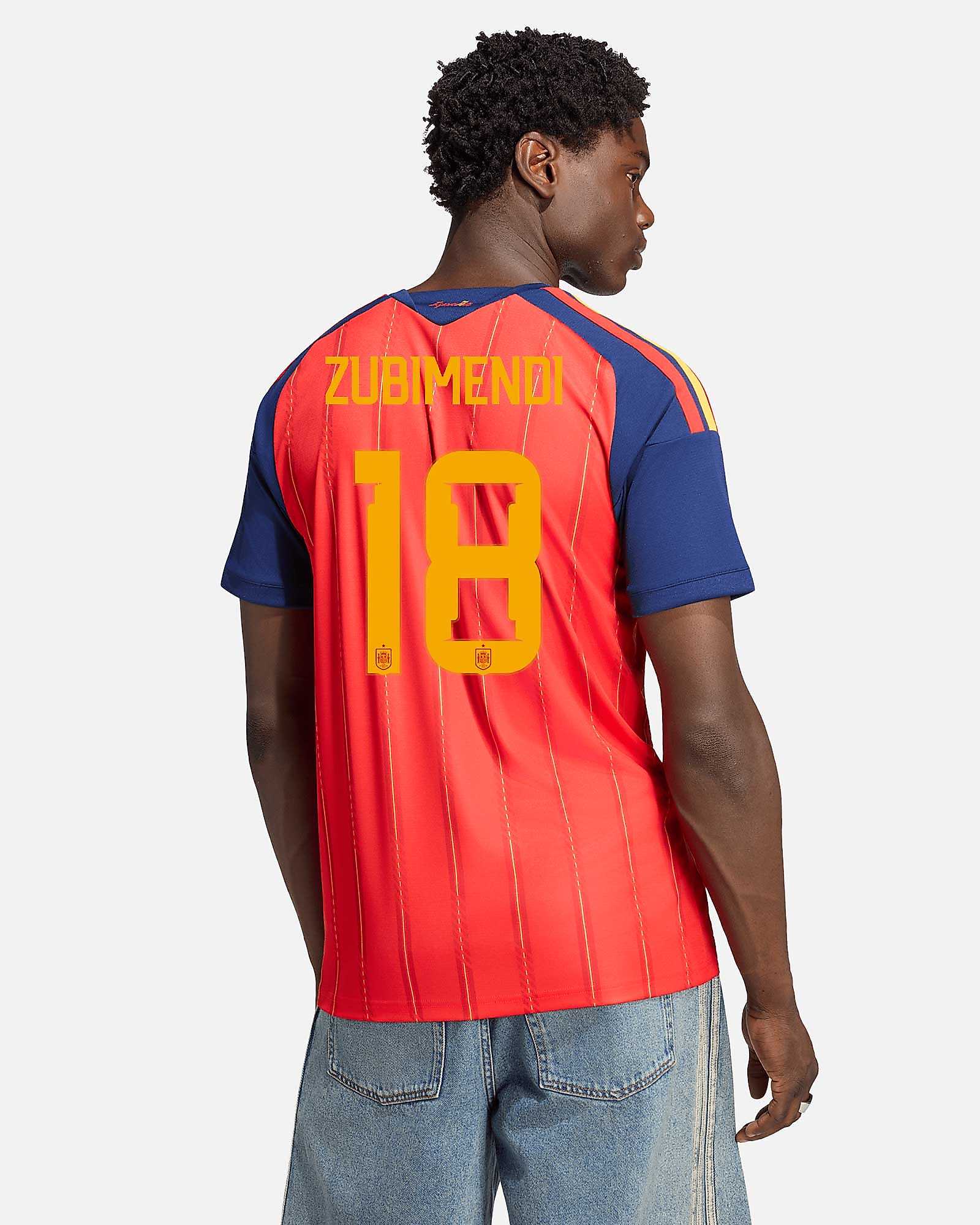Camisola 1ª España Mundial 2026 2ª Estrella Zubimendi Camisola 1ª España Mundial 2026 2ª Estrella Zubimendi - Fútbol Factory