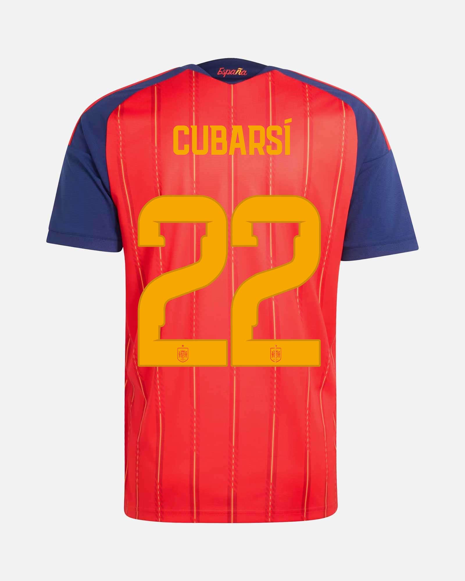 Camiseta 1ª España Mundial 2026 2ª Estrella Cubarsí Camiseta 1ª España Mundial 2026 2ª Estrella Cubarsí - Fútbol Factory