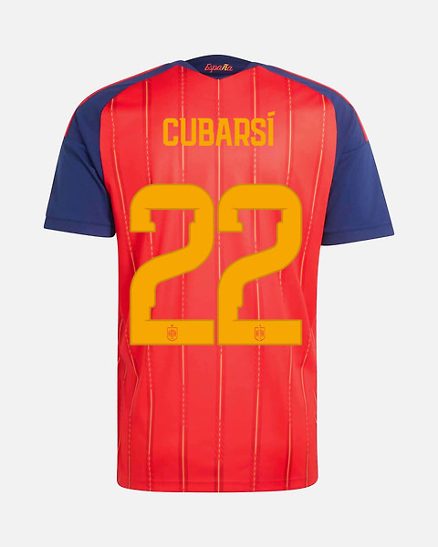 Camiseta 1ª España Mundial 2026 2ª Estrella Cubarsí