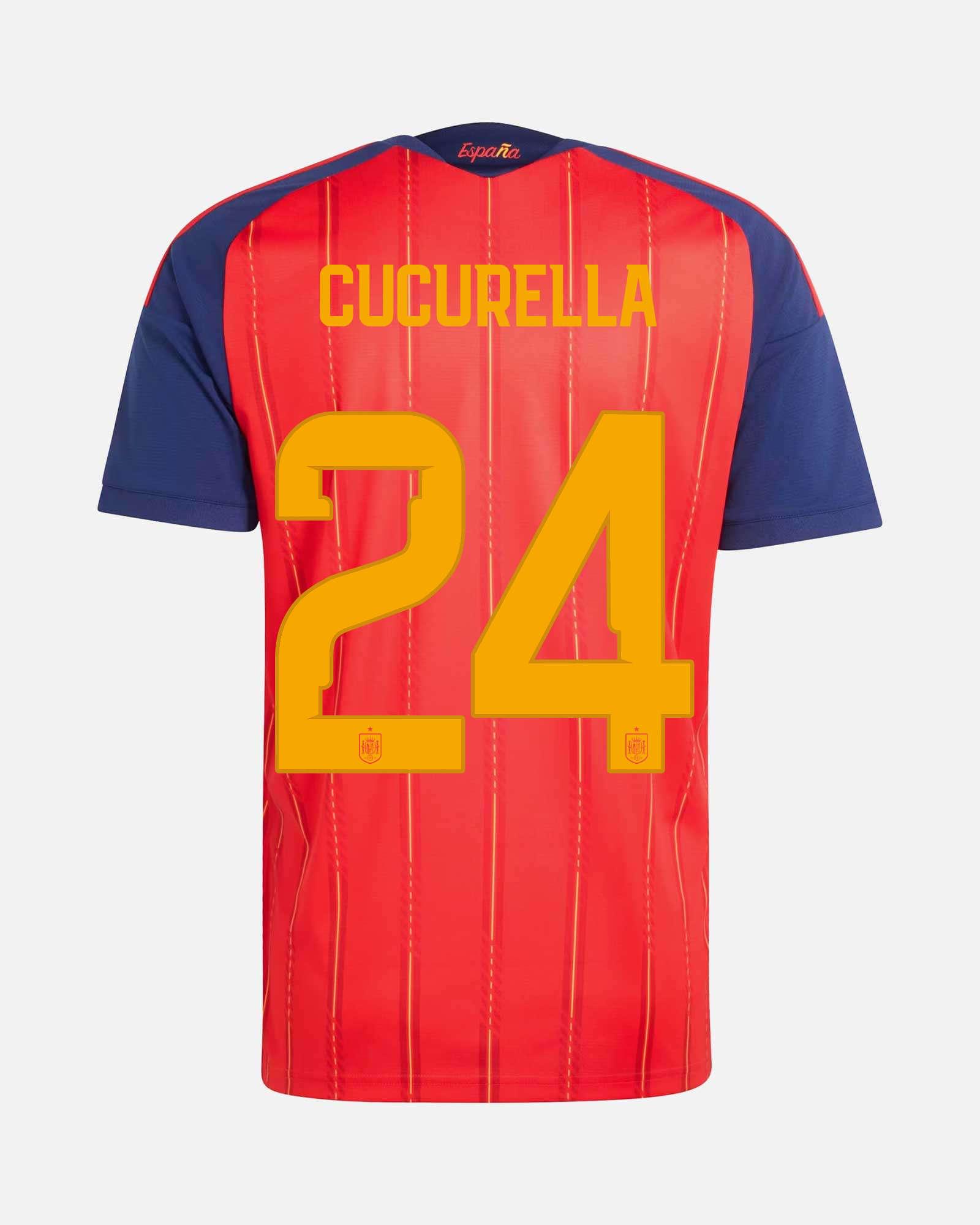 Camiseta 1ª España Mundial 2026 2ª Estrella Cucurella Camiseta 1ª España Mundial 2026 2ª Estrella Cucurella - Fútbol Factory
