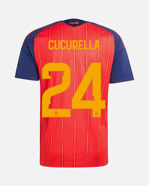 Camiseta 1ª España Mundial 2026 2ª Estrella Cucurella